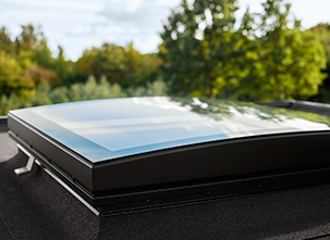 VELUX AMERICA EXPANDS FLAT ROOF PRODUCTS  WITH CURVED GLASS AND ROOF ACCESS SKYLIGHTS
